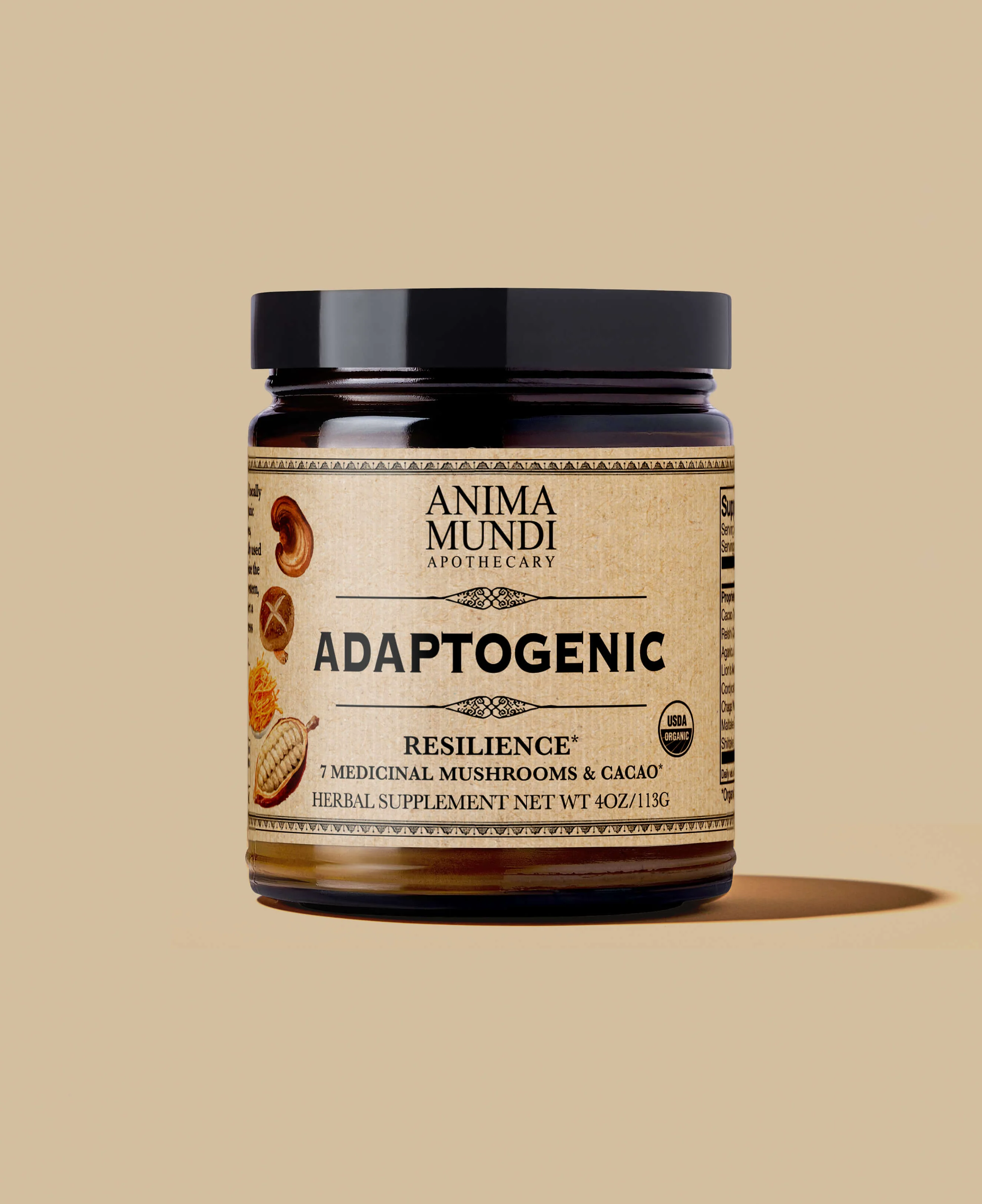 ADAPTOGENIC Powder | Organic, 7 Medicinal Mushrooms + Cacao - Image 8