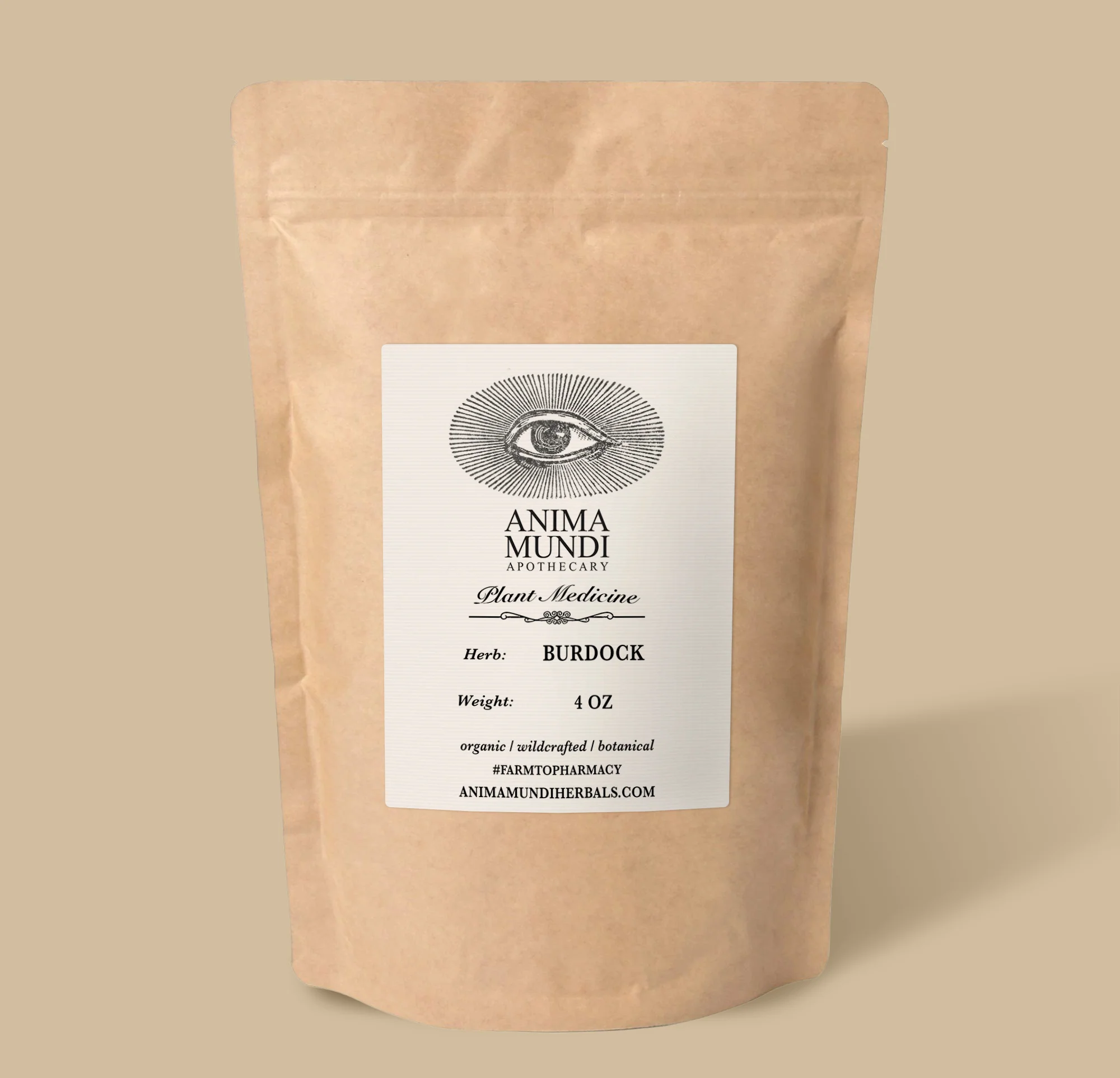 Burdock Root Powder, Organic 4 oz BULK BAG - Image 2