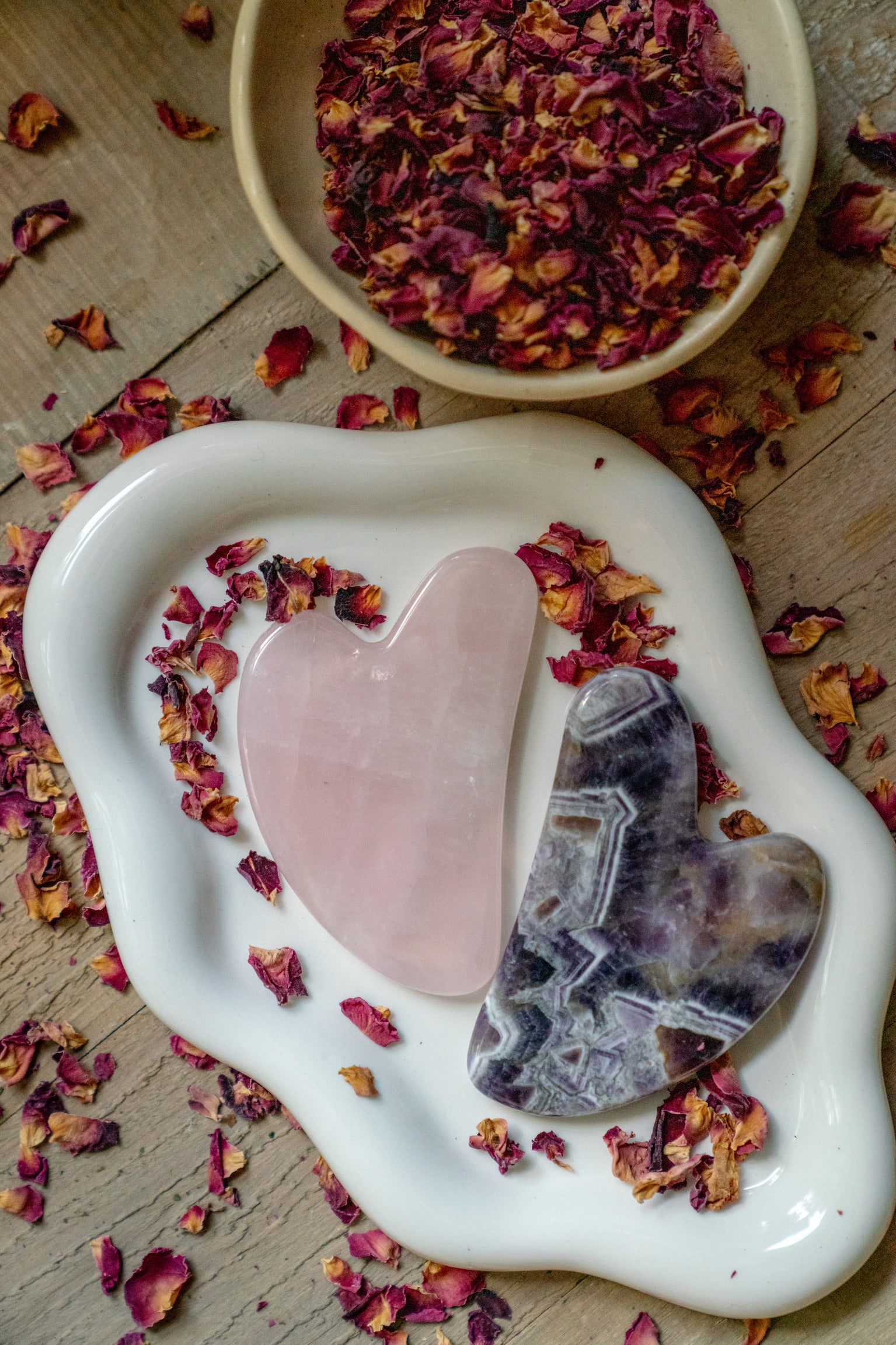 AMETHYST GUA SHA | Hand Carved - Image 4
