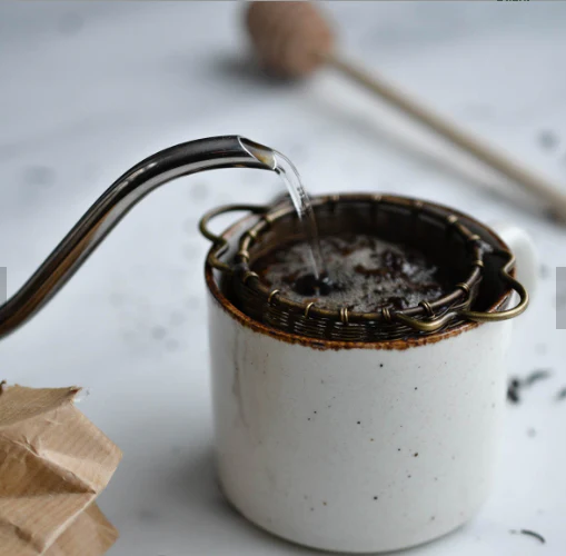 WOVEN BRASS | Large Tea Strainer - Image 7